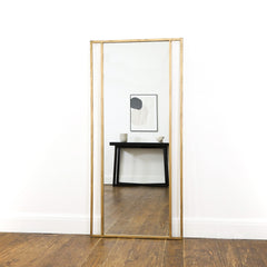 Parallel - Large Full Length Gold Metal Mirror 170cm x 80cm