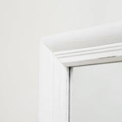 Sasha - White Shabby Chic Rectangular Window Mirror 134cm x 70cm