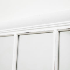 Sasha - White Shabby Chic Full Length Window Mirror 180cm x 100cm