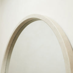 Tamara - Extra Large Concrete Round Wall Mirror 120cm x 120cm