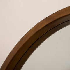 Tamara - Full Length Extra Large Arched Walnut Mirror 190cm x 110cm