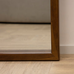 Tamara - Full Length Extra Large Arched Walnut Mirror 190cm x 110cm
