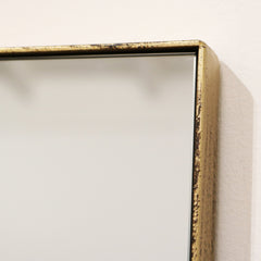 Theo - Full Length Gold Rectangular Large Metal Mirror 160cm x 60cm
