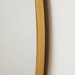 Theo - Gold Round Metal Extra Large Wall Mirror 120cm x 120cm