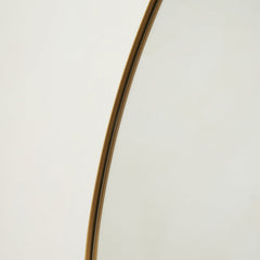 Theo - Full Length Extra Large Gold Arched Metal Mirror 200cm x 100cm
