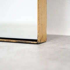 Theo - Full Length Gold Curved Extra Large Metal Mirror 200cm x 120cm