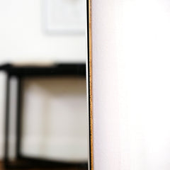 Theo - Full Length Gold Arched Large Metal Mirror 170cm x 50cm