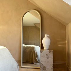 Amora - Full Length Large Arched Concrete Mirror 172cm x 60cm