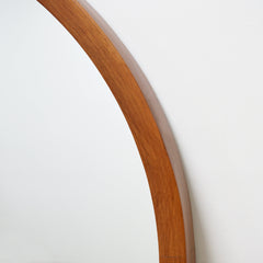Lilia - Walnut Organic Full Length Wooden Arched Mirror 170cm x 80cm