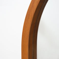 Lilia - Walnut Organic Full Length Wooden Arched Mirror 170cm x 80cm