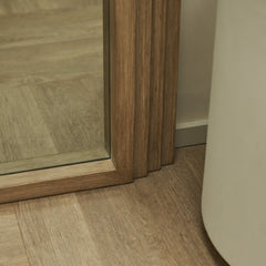 Luciana - Full Length Arched Washed Wood Mirror 196cm x 104cm