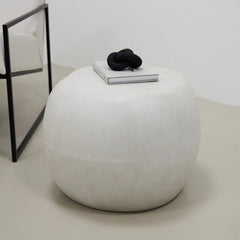 Zola - Minimal Concrete Pebble Side Table