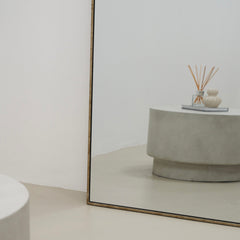 Liberty - Champagne Full Length Arched Metal Mirror 200cm x 120cm