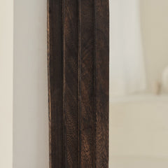 Luciana - Full Length Arched Charred Wood Mirror 180cm x 110cm