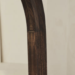 Luciana - Full Length Arched Charred Wood Mirror 180cm x 110cm