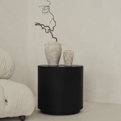 Angelo - Minimal Onyx Round Side Table