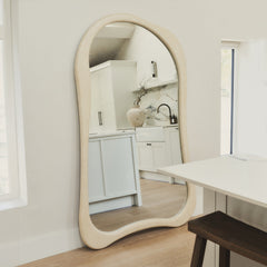 Arcurva - Extra Large Full Length Concrete Irregular Mirror 190cm x 120cm