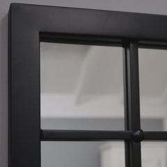 Boston - Black Industrial Full Length Metal Mirror 200cm x 100cm