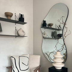 Edge - Large Frameless Irregular Pond Mirror 120cm x 70cm